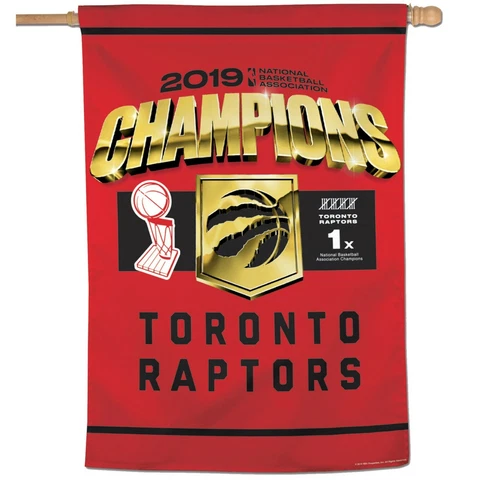 TORONTO RAPTORS 2019 NBA FINALS CHAMPIONS 28"X40" BANNER FLAG NEW WINCRAFT Cover