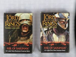 Lord of the Rings ccg, tcg, Two Rise of Saruman starter decks
