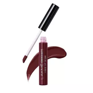 Lakme Forever Matte Liquid Lip Colour, Wine Touch, 5.6 ml - Picture 1 of 7