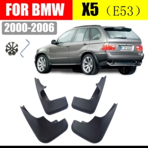 Mud Flaps Splash Guards Fender For BMW X5 E53 2000-2006 4Pcs Side Mud Guards - Picture 1 of 10