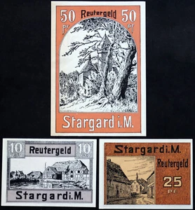 STARGARD 1922 Complete Reutergeld Series German Notgeld Fritz Reuter - Picture 1 of 2