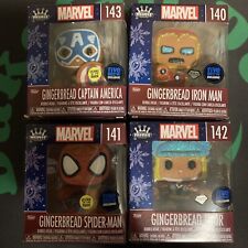 Avengers Complete Set Funko Pop! Minis Gingerbread Lot Rare Chase Diamond Marvel