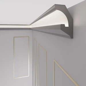 15 Meter LED Zierleiste Dekor Stuckleiste für indirekte Beleuchtung XPS OL-47 - Bild 1 von 3
