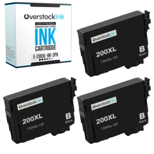 3PK OSI 200XL Black Ink Cartridges Compatible for Epson Expression XP-410 XP-200 - Picture 1 of 1