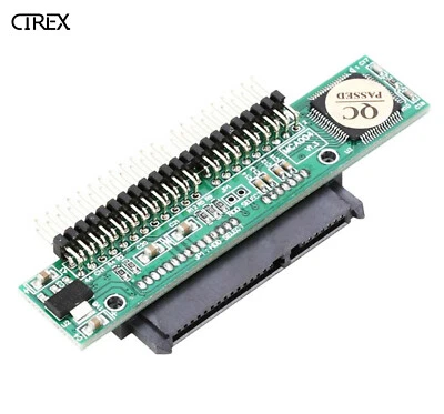 2.5" 44Pin IDE HDD Drive Male To 7+15Pin Female SATA Adapter Converter JM20330 - Image 1 of 4