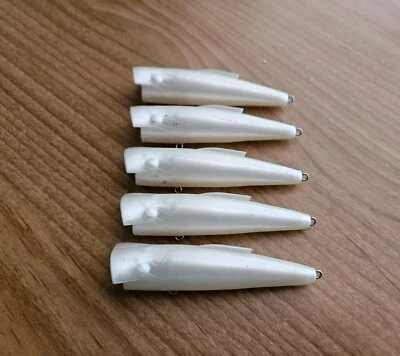 (5) Bill Lewis Spitfire Topwaters - Lot of 5 Factory Pearl Blanks - Image 1 of 3