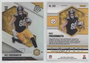 2021 Panini Mosaic Rookies Silver Prizm Pat Freiermuth #332 Rookie RC