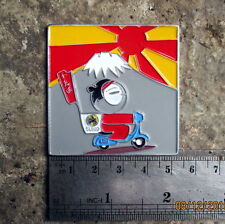scooter pizza JAPAN VINTAGE Metall Plakette FARO BASSO PLACCA GS 150 160 SS90