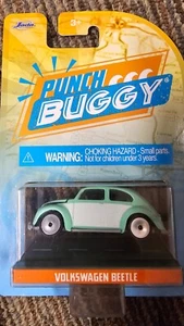 Jada Punch Buggy VW Beetle Lime/White 1/64 Diecast VOLKSWAGEN Slug Bug - Picture 1 of 2