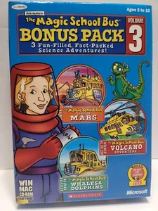 Scholastic’s The Magic School Bus Bonus 3 Pack Volume 3 Science Adventures NEW - Picture 1 of 4