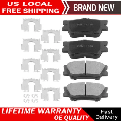 Pastillas de freno traseras de cerámica para Toyota Camry Avalon Matrix Pontiac Vibe Lexus ES300h Foto 1 de 4