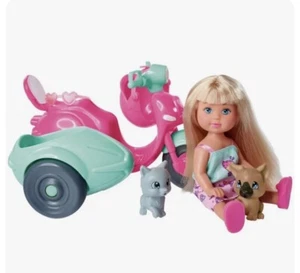 SIMBA Doll Evi Love Scooter Friends Play Set Accessories Included - Picture 1 of 3