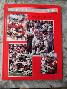 Ohio State Buckeyes 1989 guía de medios de prensa de fútbol universitario excelente estado - Imagen 1 de 2