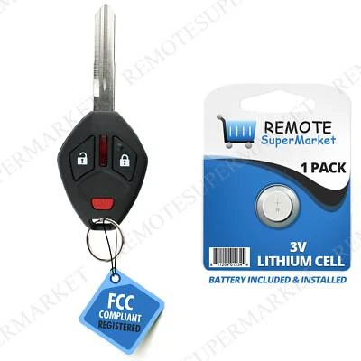 Replacement for 2006-2008 Mitsubishi Endeavor Remote Car Key Fob Thin Blade - Image 1 of 4
