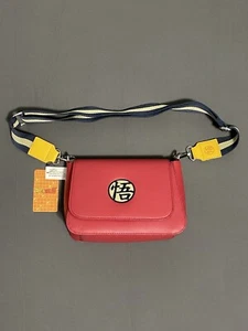 NWT Loungefly Dragon Ball Z Red Faux Leather Purse w/ Multicolor Strap DBZTB0003 - Picture 1 of 7