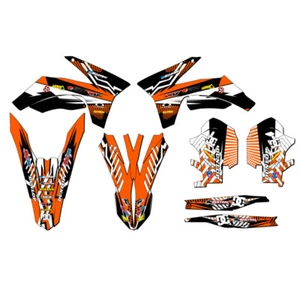 Kit de gráficos XCF MAYHEM Orange Senge 2011-2012 compatible con KTM - Imagen 1 de 10