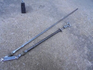 VINTAGE SLINGERLAND 804 FLAT BASE HI HAT STAND-COMPLETE PULL ROD ASSEMBLY-VG! - Picture 1 of 4