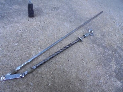 VINTAGE SLINGERLAND 804 FLAT BASE HI HAT STAND-COMPLETE PULL ROD ASSEMBLY-VG! - Image 1 of 4