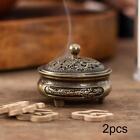2 Pieces Chinese Mini Incense Burner Pot Incense Holder for Yoga Room Sturdy