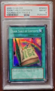 YuGiOh: TP6-EN002 Toon Table of Contents!  PSA 8!  SHIPS FREE! - Picture 1 of 1