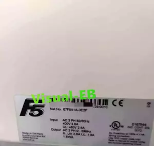 KEB 07F5A1A-3E2F Frequenzumrichter 07F5A1A-3E2F - Bild 1 von 3