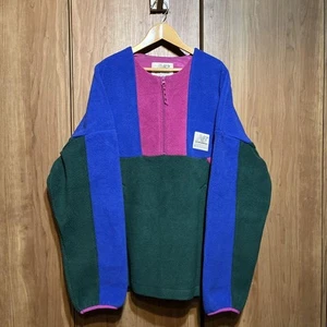 New Balance Men S Salehe Bembury Collaboration Colorful Fleece Pullover Limited - Picture 1 of 6