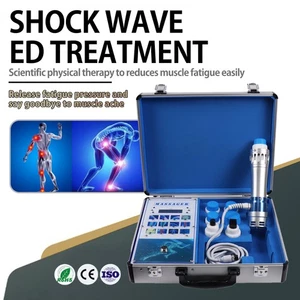 Máquina portátil de terapia de ondas de choque para eliminación de dolor para disfunción eréctil ED - Imagen 1 de 12