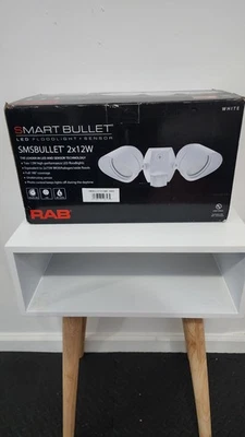 RAB LED Spotlight with Motion Sensor Outdoor Waterproof Flood Light 4000k New - Image 1 of 4