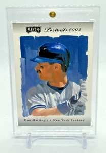 2003 Playoff Portraits Don Mattingly Silver Auto 05/35 - Picture 1 of 2