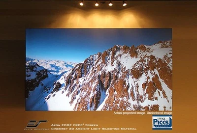 NEW Elite Screens AR200WH2 Aeon Series 200" 16:9 Fixed Frame Projection Screen - Image 1 of 4