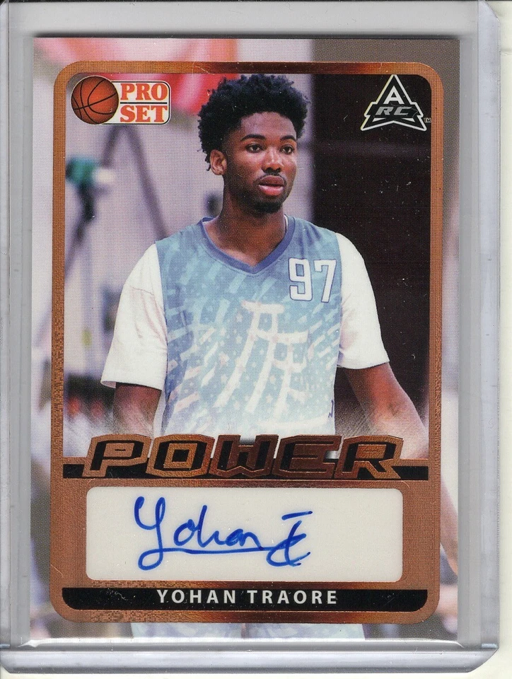2021-22 LEAF PRO SET POWER YOHAN TRAORE ROOKIE/RC AUTO #BAYT1 - Image 1 of 1