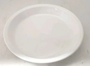 Vintage Corning Ware 9" Einfache Winter Frost Weiß Tortenplatte P309 USA - Bild 1 von 5
