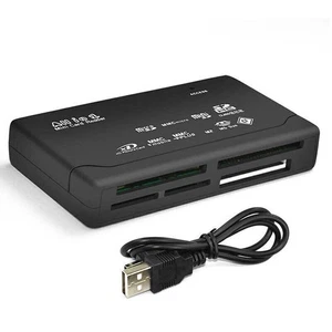 All in One Memory Card Reader USB External Adapter For Mini Micro M2 MMC XD CF - Afbeelding 1 van 8