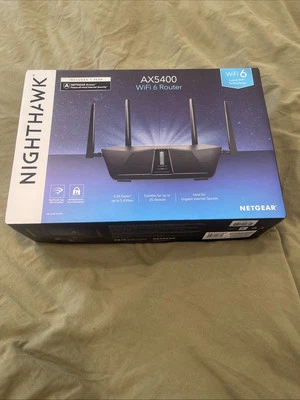 NETGEAR – Nighthawk AX5400 Wi-Fi 6 Router, RAX54S-100NAS A3 - Image 1 of 4