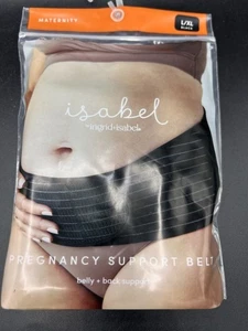 Ingrid & Isabel Black Pregnancy Support Belt L/XL BLACK - Picture 1 of 2