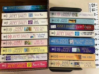 Janet Dailey Contemporary Romance PB lot of 17, Happily Every After, Lover Man Foto 1 de 4