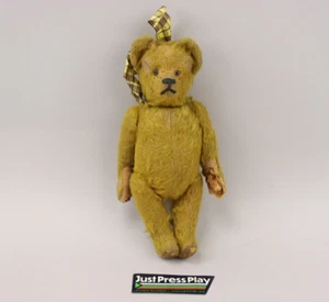 Antique Mohair Schuco Yes No Teddy Bear Mechinical Swivel Head Nodder w/Ribbon! - Picture 1 of 12