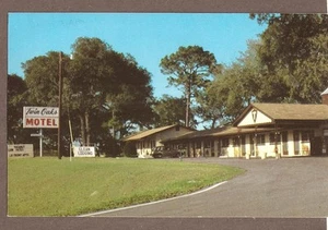CARTOLINA D'EPOCA TWIN OAKS MOTEL TAMPA FLORIDA - Foto 1 di 1