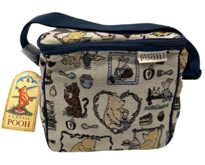 Bolso clásico vintage 2000 Pooh Winnie The Pooh alfombra pañales nuevo de stock Cottagecore Foto 1 de 4