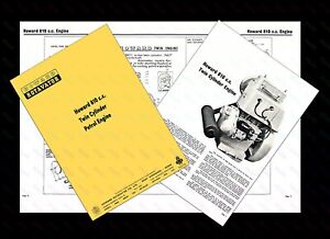HOWARD 810 c.c. Twin Cylinder Petrol Engine Book - GEM (Card Bound)