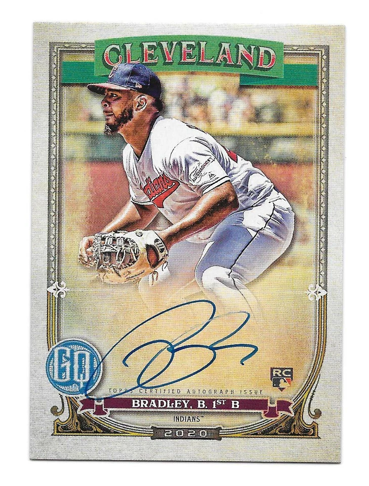 2020 Topps Gypsy Queen Bobby Bradley Autograph GQA-BB Cleveland Indians - Image 1 of 2