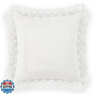 Laura Ashley Home - Throw Pillow with Envelope Closure, Elegant Home Decor fo - Picture 1 of 5