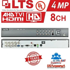 LTS 8CH DVR LTD8308D-ETC 1080p HD-TVI/Analog/IP, HDMI, NEW 2 CH IP 4MP (NO HDD) - Picture 1 of 4