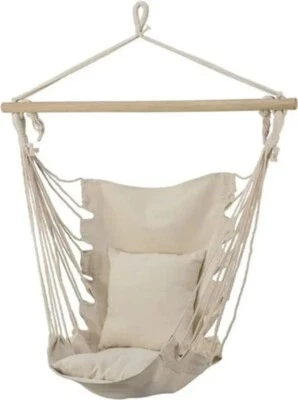 Livarno home Hängesessel Hängestuhl mit Kissen im Boho-Look - Bild 1 von 2