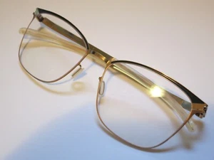 MYKITA Decades MEGHAN 256 Gold Indigo Glasses Eyewear Eyeglasses Frame Handmade - Picture 1 of 7