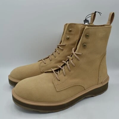 Sorel Para Hombres Talla 12 Alta Línea Encaje Canoa Mayor Impermeable Gamuza Botas con Cordones Zapatos Foto 1 de 4