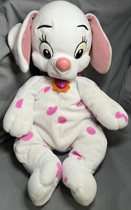 Disney Oddball Puppy Dog 101 & 102 Dalmatians With Pink Spots NEEDS CLEANING - Picture 1 of 17
