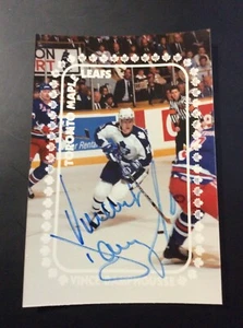 Vincent Damphousse Autograph 4 x 6 Photo - NHL Hockey Toronto Maple Leafs  - Imagen 1 de 2