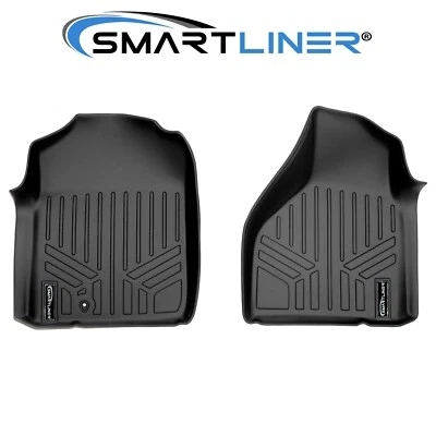 SMARTLINER Custom Fit Floor Mats 1st Row Liner Set 2002-2008 Dodge Ram 1500 2500 - Image 1 of 4