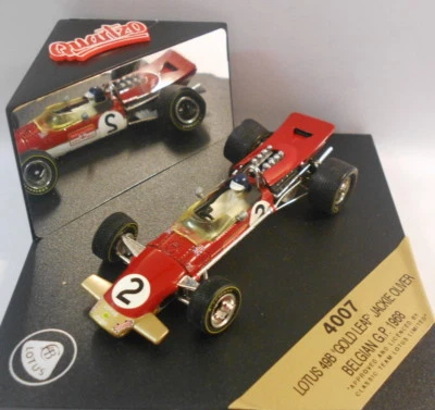 Quartzo 1/43 Scale - 4007 LOTUS 49B 'GOLD LEAF' JACKIE OLIVER BELGIAN GP 1968 - Image 1 of 3